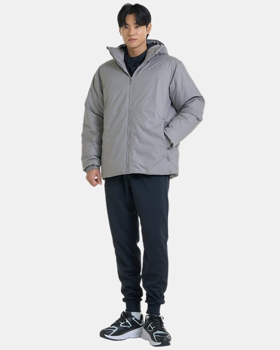남성 ColdGear® Infrared 라이트웨이트 다운 재킷 in Gray image number 3